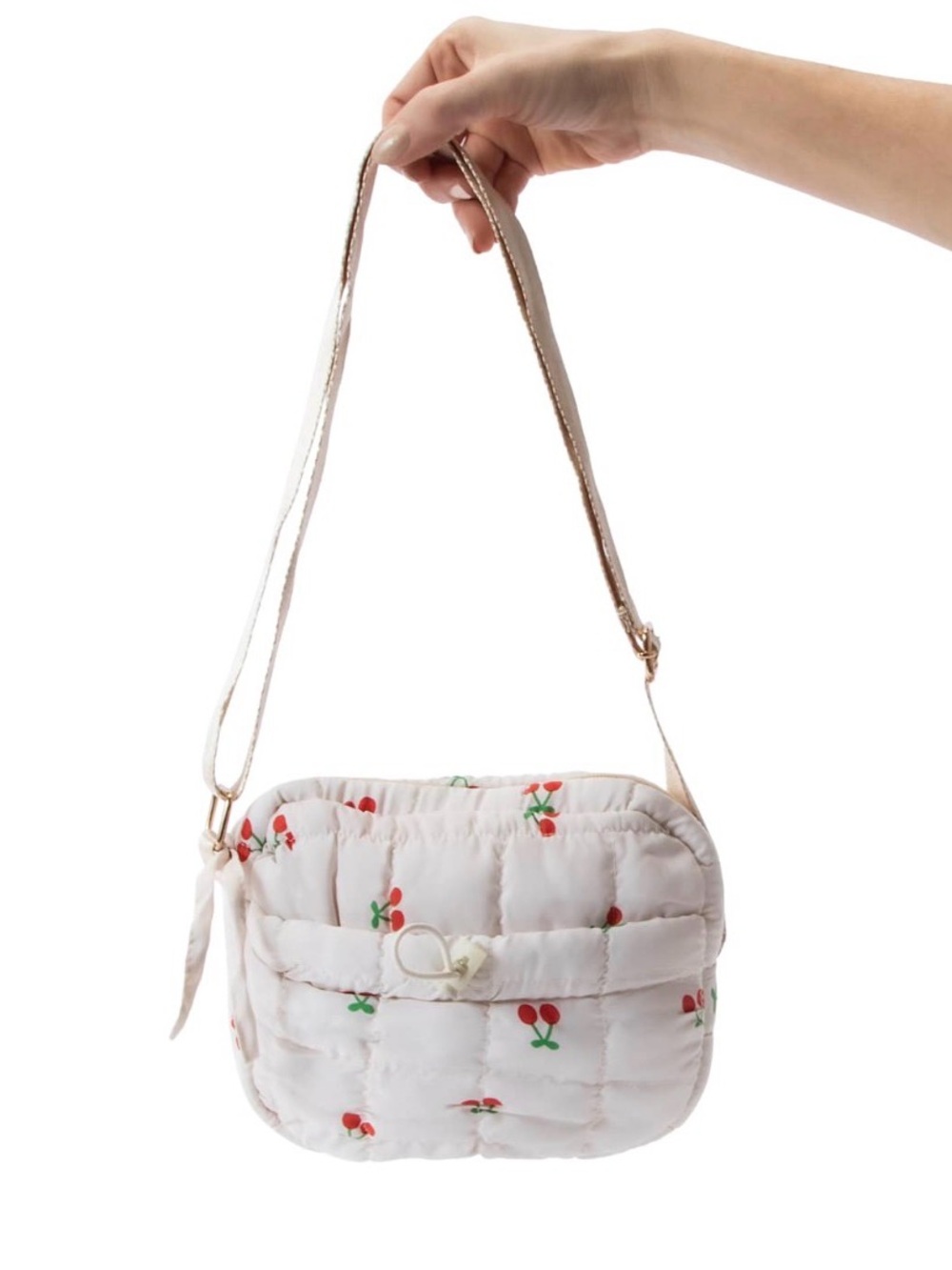 Cherries Quilted Cross Body Bag NWT - Picture 9 of 9